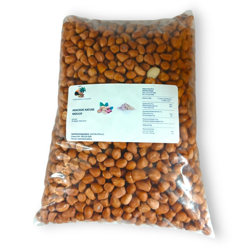 Arachide nature mouillée - 500 g